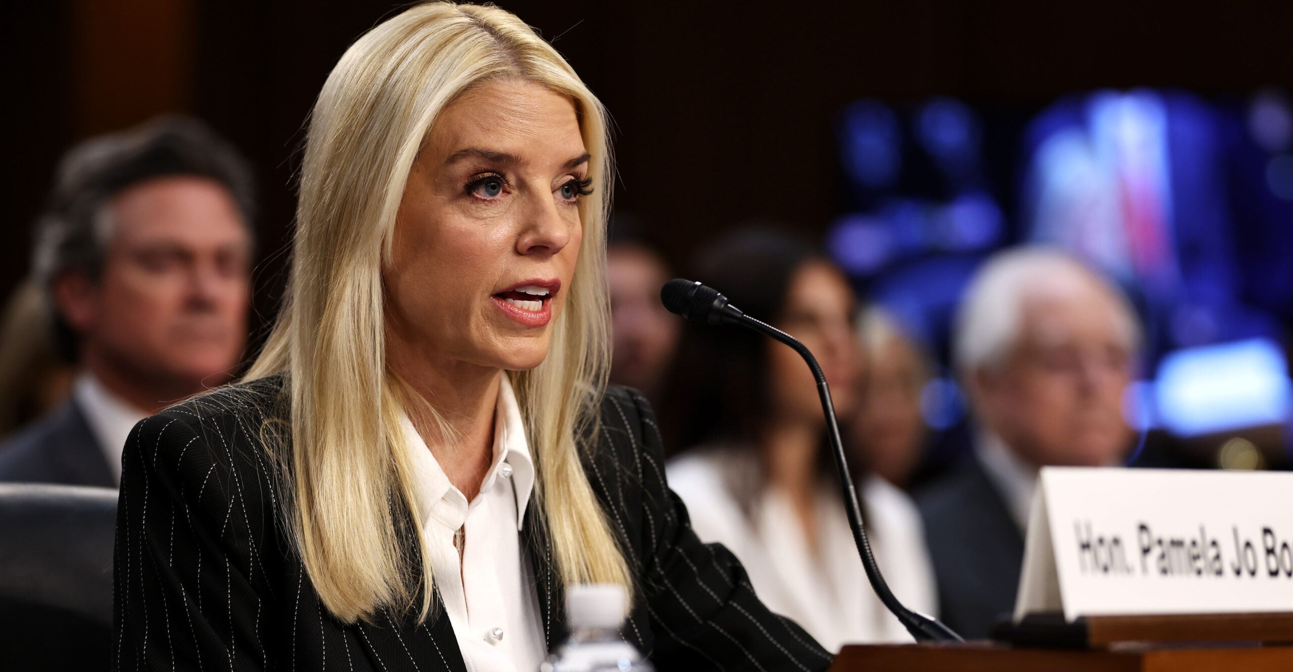 AG Nominee Bondi Clashes With Democratic Senators in Confirmation Hearing