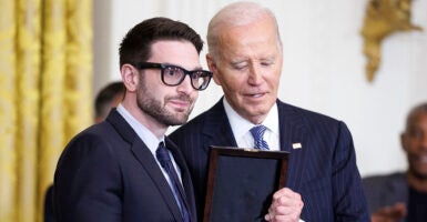 Joe Biden gives Presidential Medal of Freedom to Alex Soros