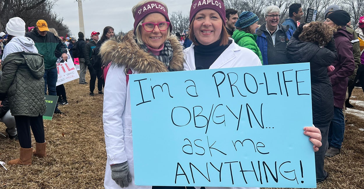 We Went to the Women’s March with 2 Pro-Life OB-GYNs. Here’s What Happened