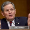 Sen. Steve Daines at a committee hearing