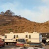 Houses in the hills of the Palisades were destroyed by the California wildfires.