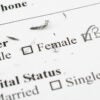 A form where someone has chosen not to check the Male or Female checkbox but instead write in Bisex