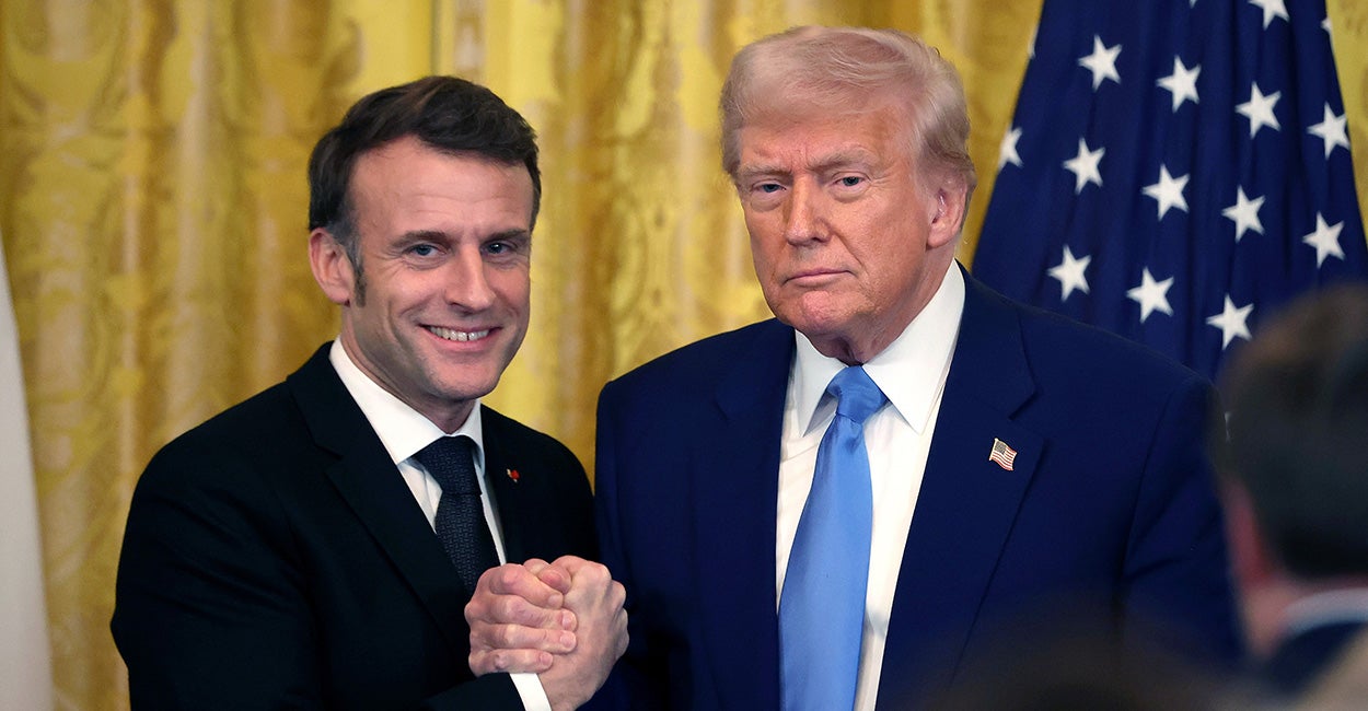 NextImg:Trump and Macron Plan to Share ‘Burden of Securing the Peace’ In Ukraine