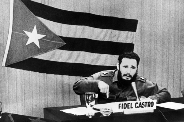 Fidel Castro during Cuban Missile Crisis