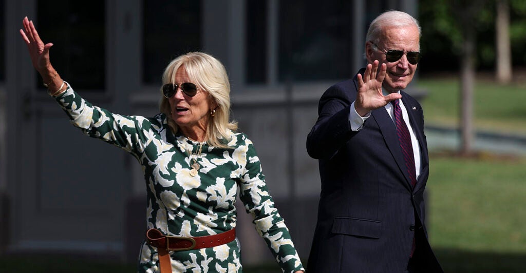 President Biden Departs The White House For Camp David