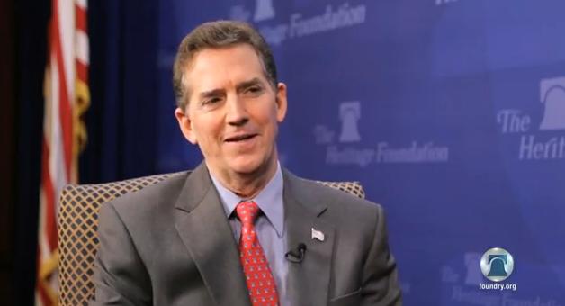 Senator Jim DeMint, President-Elect of The Heritage Foundation