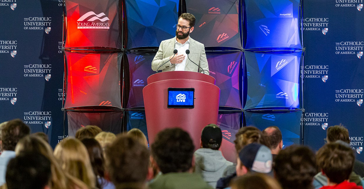 Gender Ideology Is 'Half-Baked, Incoherent,' Filmmaker Matt Walsh Tells Full House at Catholic University