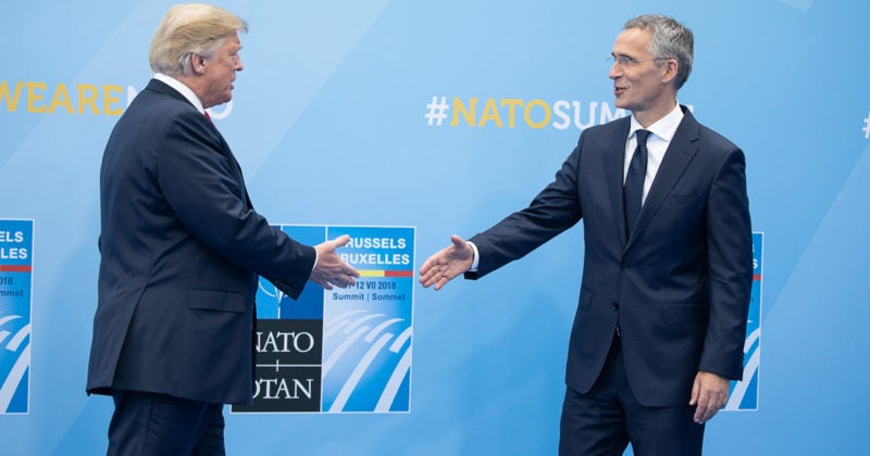 NATO Chief Credits Trump for Allies' Boosting Defense Spending