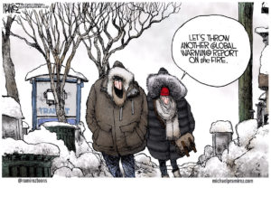 Cartoon: Frigid Temps Put Chill on Global Warming