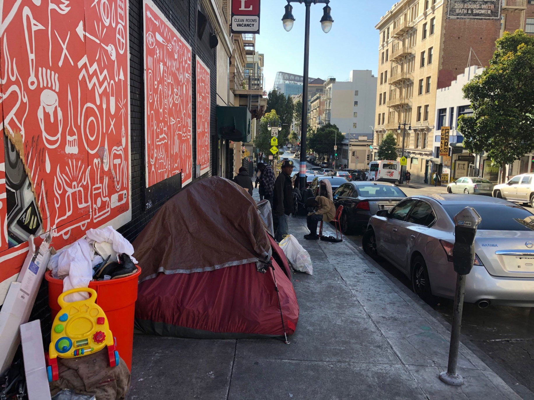 On the Streets of San Francisco, Homelessness, Tents, and Misery