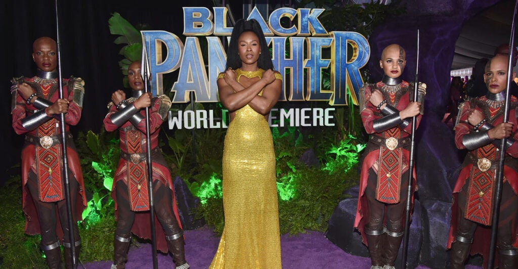 Wakanda salute