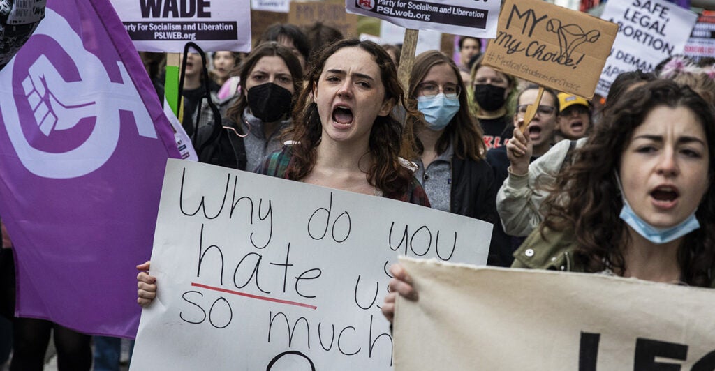 Supreme Court Abortion protest