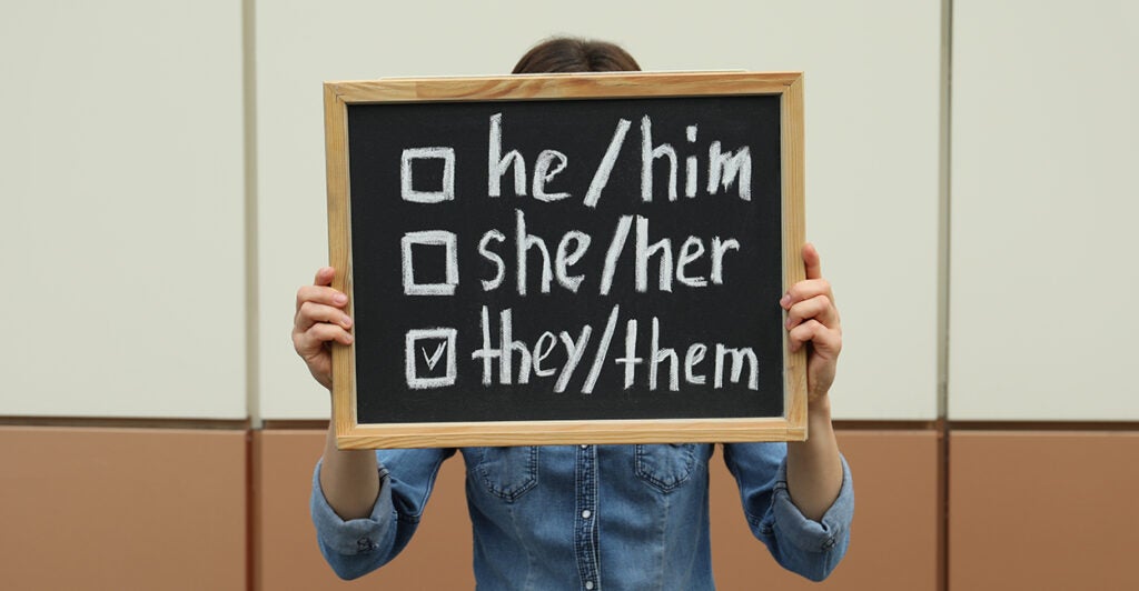 Teacher transgender pronouns